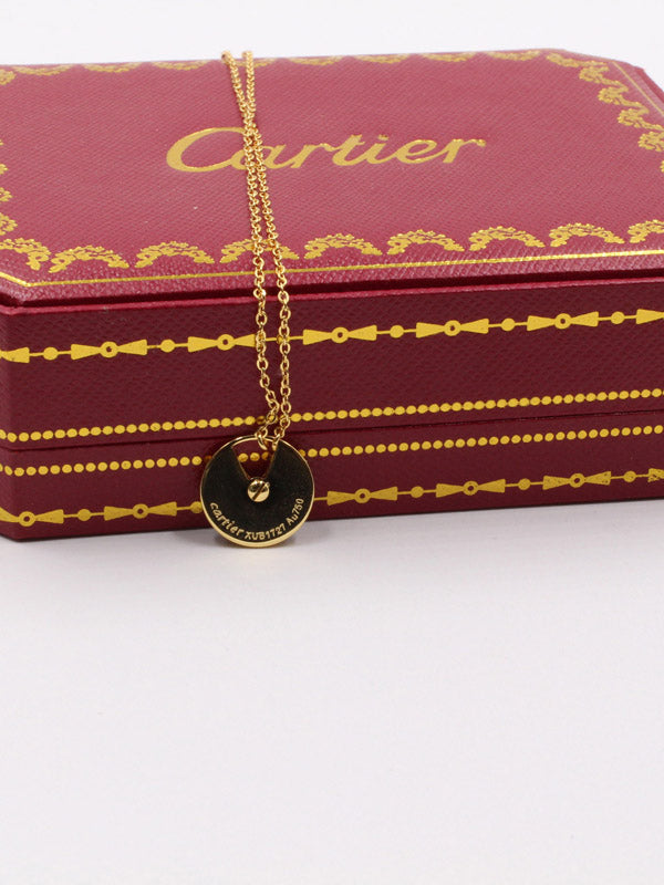 سلسال كارتير سيركل لوقو شيل ملون سلسال CARTIER