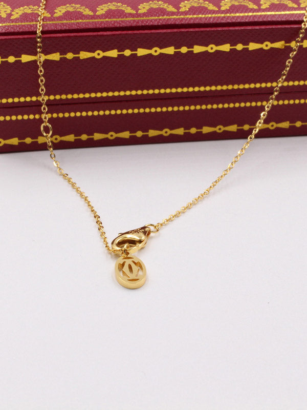 سلسال كارتير سيركل لوقو شيل ملون سلسال CARTIER