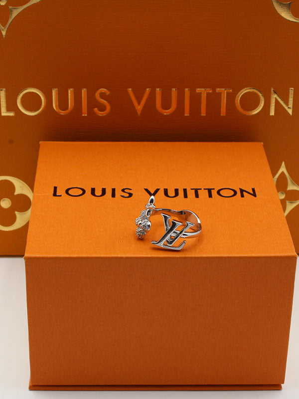 خاتم لويس فيتون زركون خواتم louis vuitton فضي