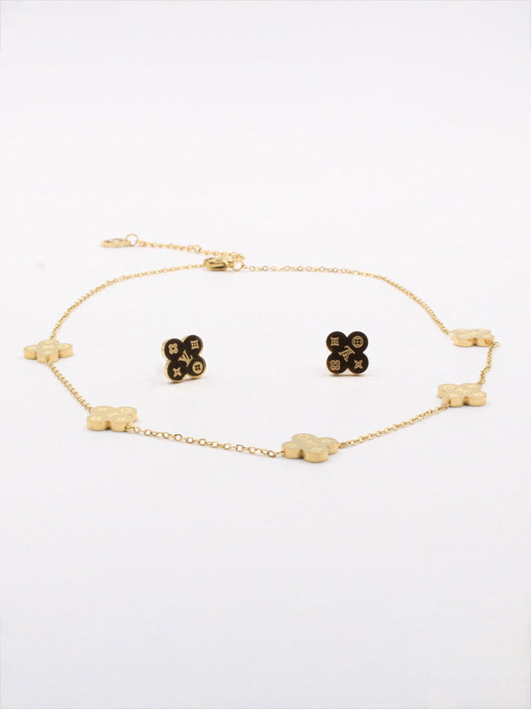 طقم لويس فيتون فلاور لوقو اطقم louis vuitton