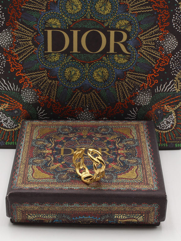خاتم ديور سي دي ذهبي خواتم dior