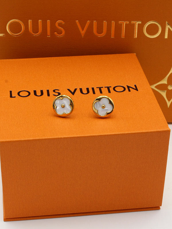 حلق لويس فيتون مدور ناعم حلق louis vuitton