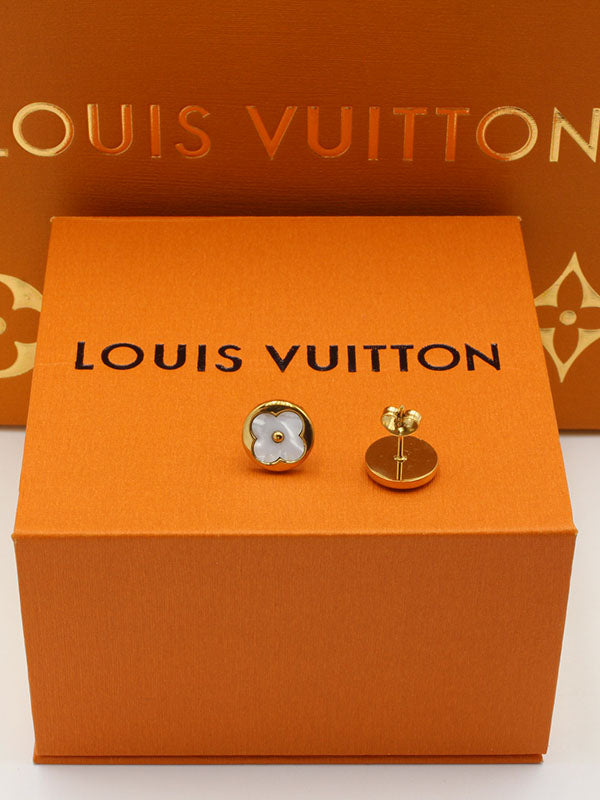 حلق لويس فيتون مدور ناعم حلق louis vuitton