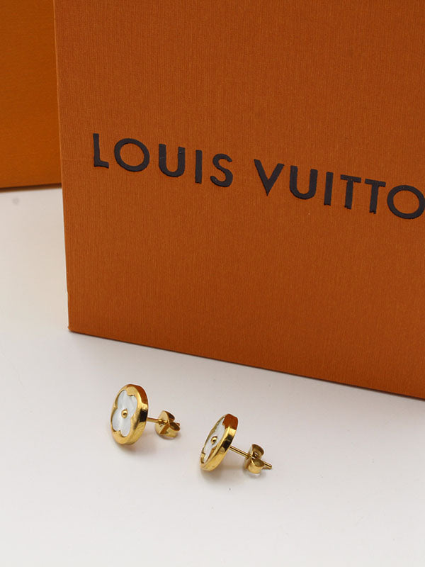حلق لويس فيتون مدور ناعم حلق louis vuitton