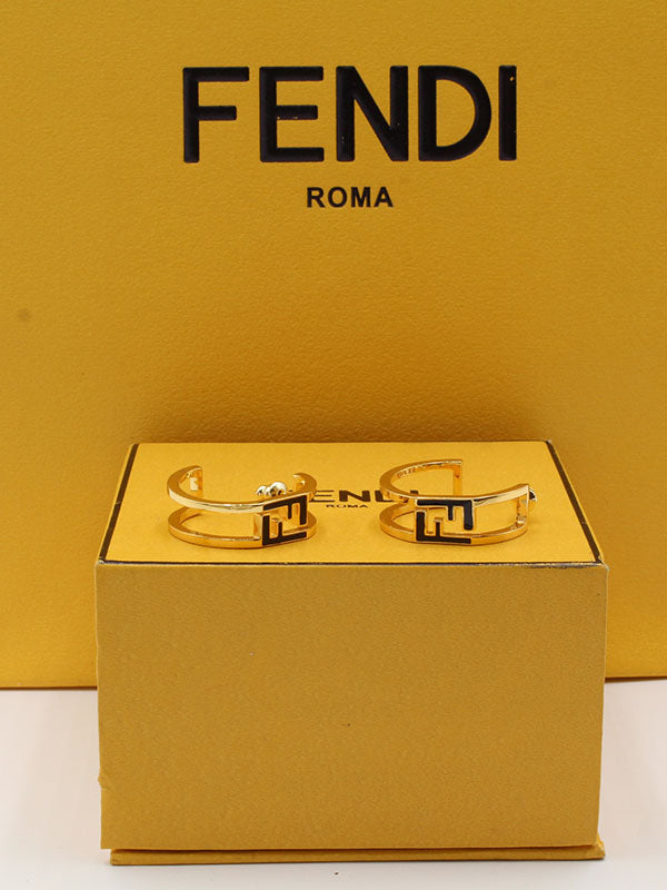 حلق فندي مدور FF حلق fendi