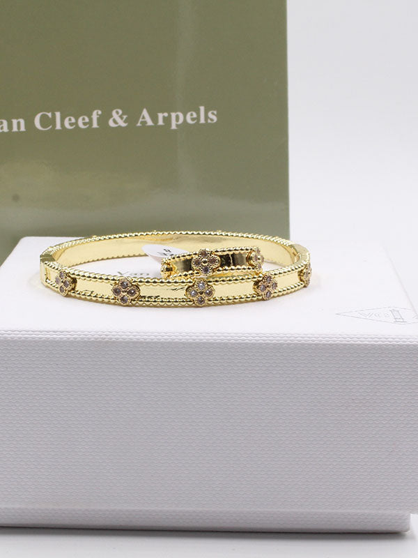 اسواره فان كليف مع خاتم SLIM اسواره van cleef ذهبي 6