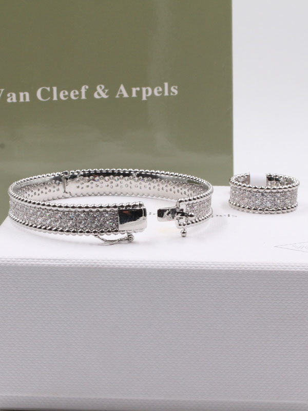 اسواره فان كليف مع خاتم فل زركون اسواره van cleef