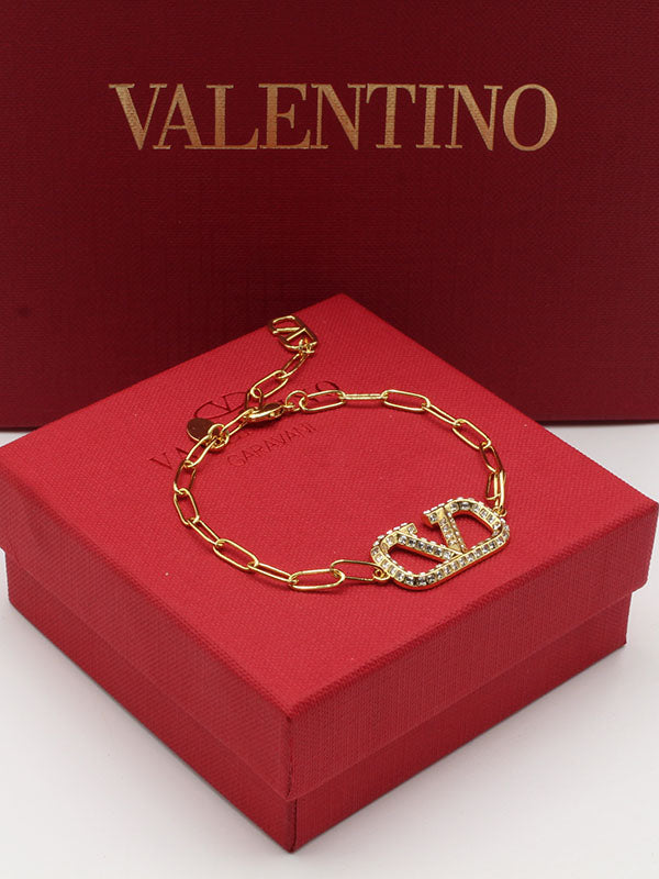 اسواره فالنتينو جنزير اسواره VALENTINO ذهبي