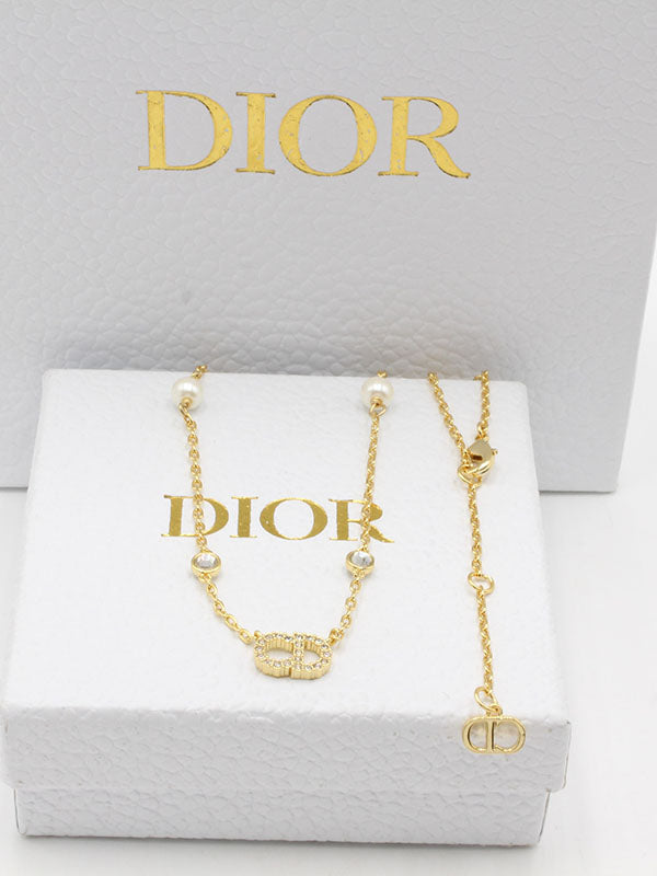 سلسال ديور ناعم ستون اند بيرل لوقو سلسال dior