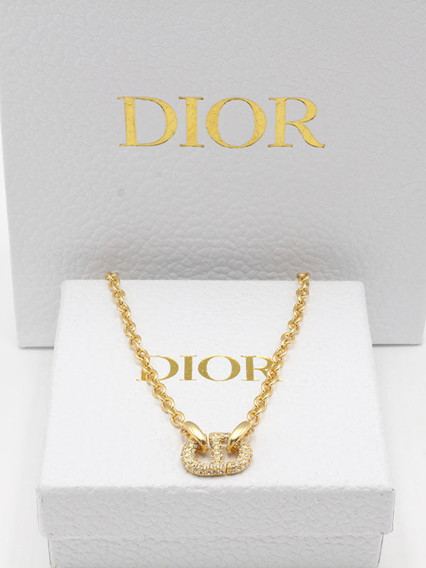 سلسال ديور ذهبي مطفي لوقو سلسال dior