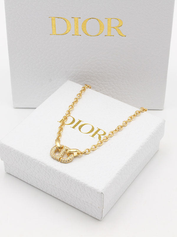سلسال ديور ذهبي مطفي لوقو سلسال dior