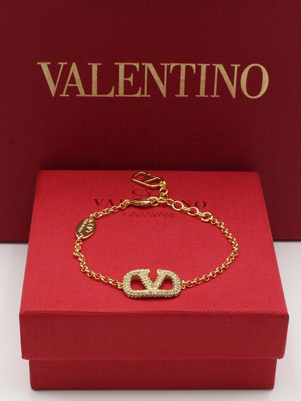 اسواره فالنتينو كريستال ذهبي اسواره VALENTINO ذهبي
