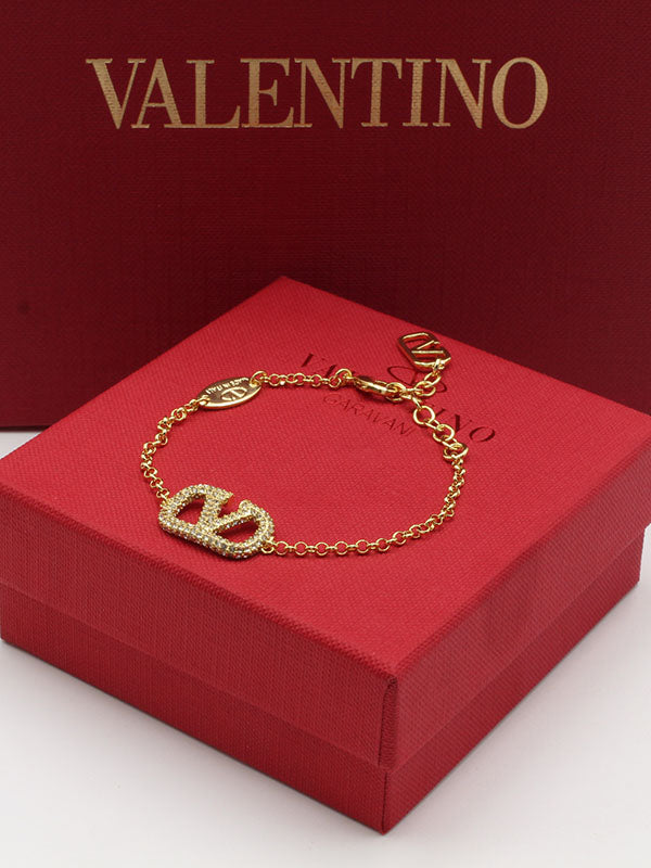 اسواره فالنتينو كريستال ذهبي اسواره VALENTINO
