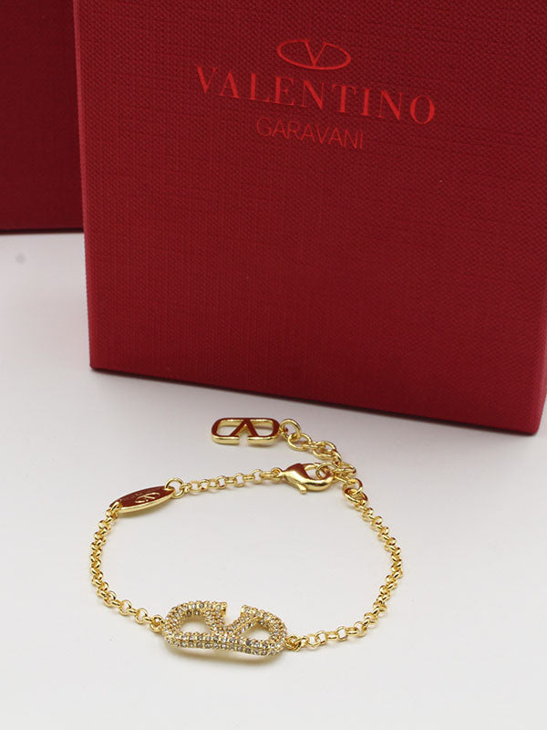 اسواره فالنتينو كريستال ذهبي اسواره VALENTINO