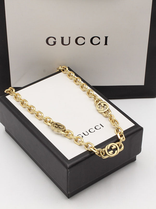 سلسال قوتشي نيو شايب لوقو سلسال gucci