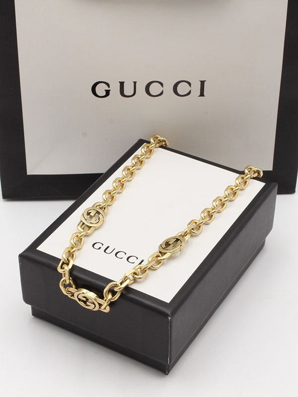 سلسال قوتشي نيو شايب لوقو سلسال gucci