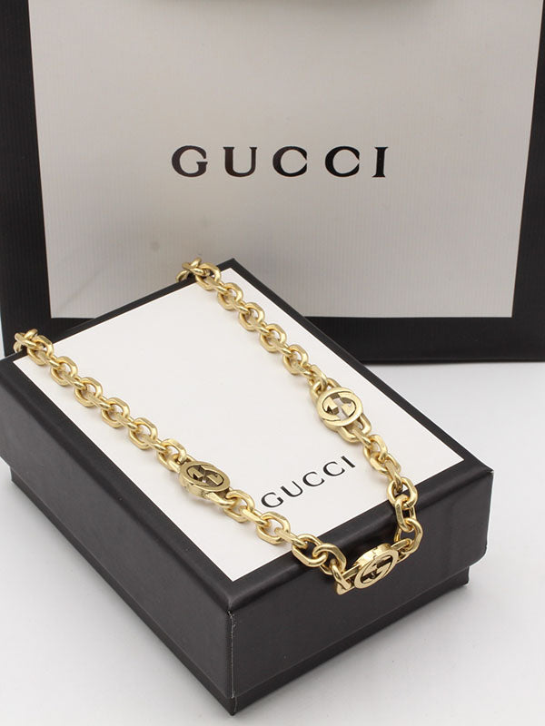 سلسال قوتشي نيو شايب لوقو سلسال gucci