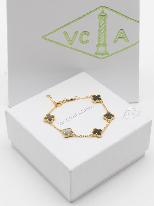 اساور فان كليف لوقو صغير اسواره van cleef رمادي