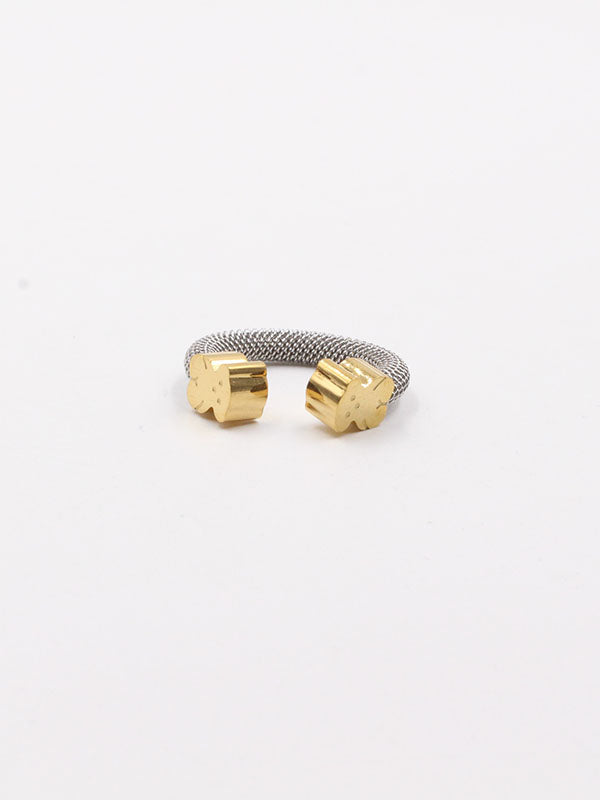 خاتم توس شعار خواتم دبدوب ذهبي 6