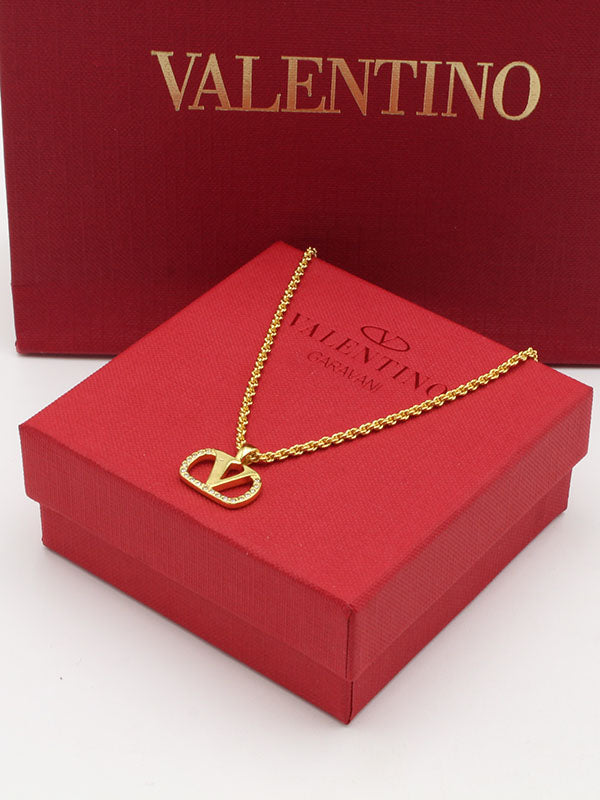 سلسال فالنتينو ثيك شاين ون لوقو سلسال VALENTINO