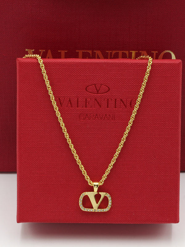 سلسال فالنتينو ثيك شاين ون لوقو سلسال VALENTINO