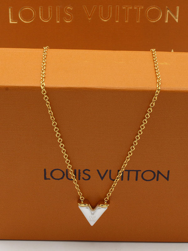 سلسال لويس فيتون شيل v سلسال louis vuitton ذهبي