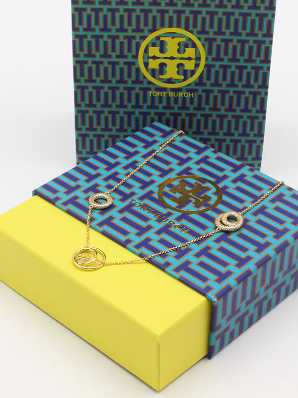 سلسال توري بورش زركون سيركلز سلسال tory burch