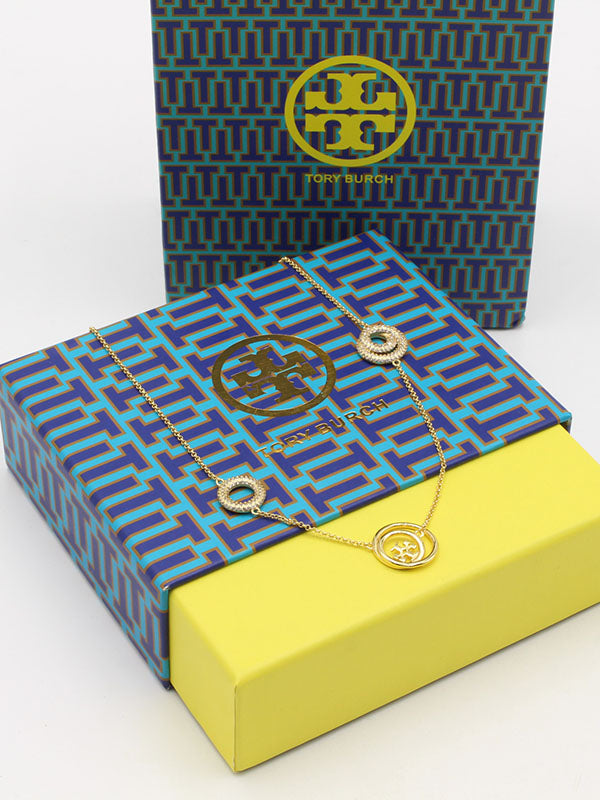 سلسال توري بورش زركون سيركلز سلسال tory burch