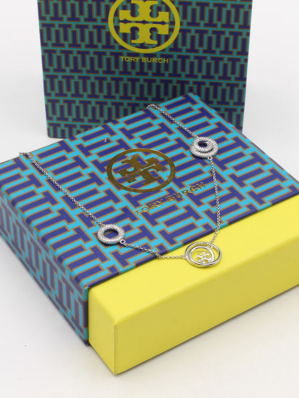 سلسال توري بورش زركون سيركلز سلسال tory burch
