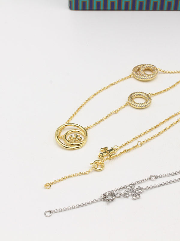 سلسال توري بورش زركون سيركلز سلسال tory burch