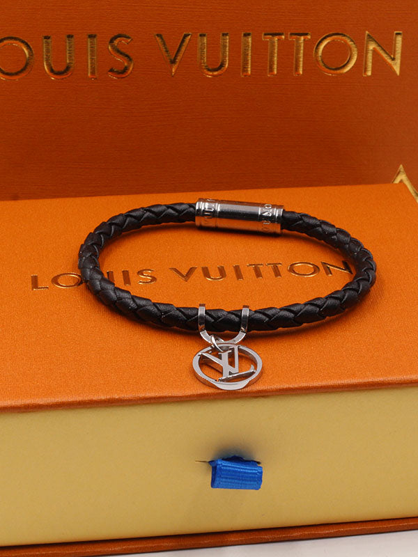 اسواره لويس فيتون رجالية جلد اسود اسواره louis vuitton