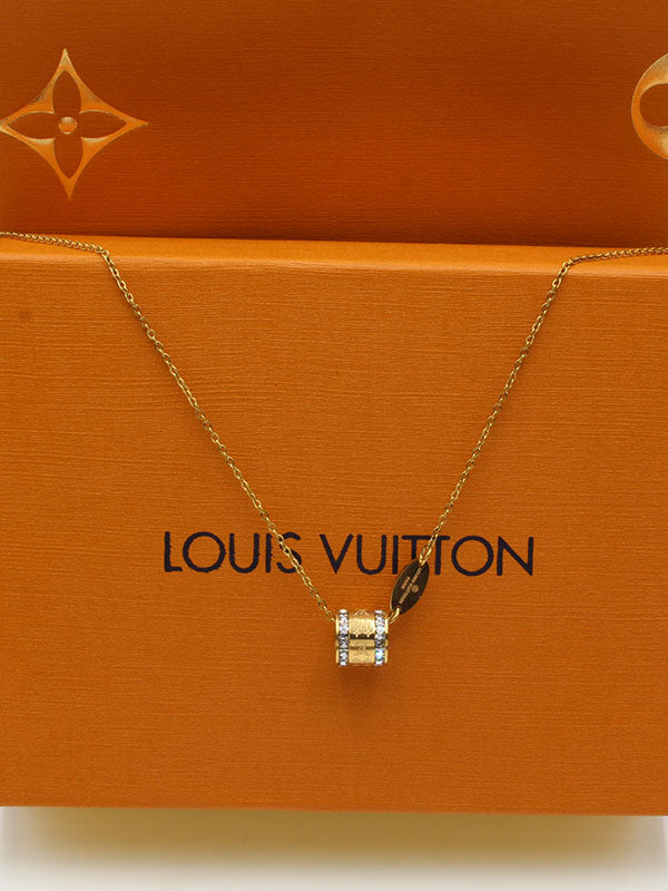 سلسال لويس فيتون سليندركل سلسال louis vuitton ذهبي