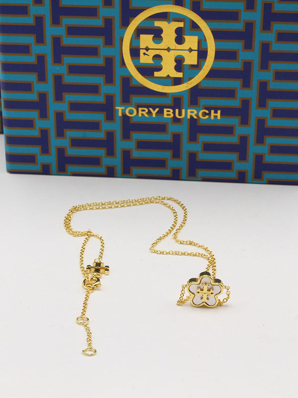 سلسال توري بورش فلاور ناعمة لوقو سلسال tory burch