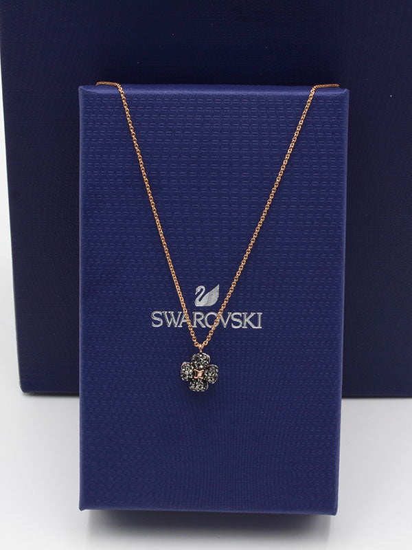سلسال سواروفسكي فلاور زركون سلسال Swarovski روز قولد