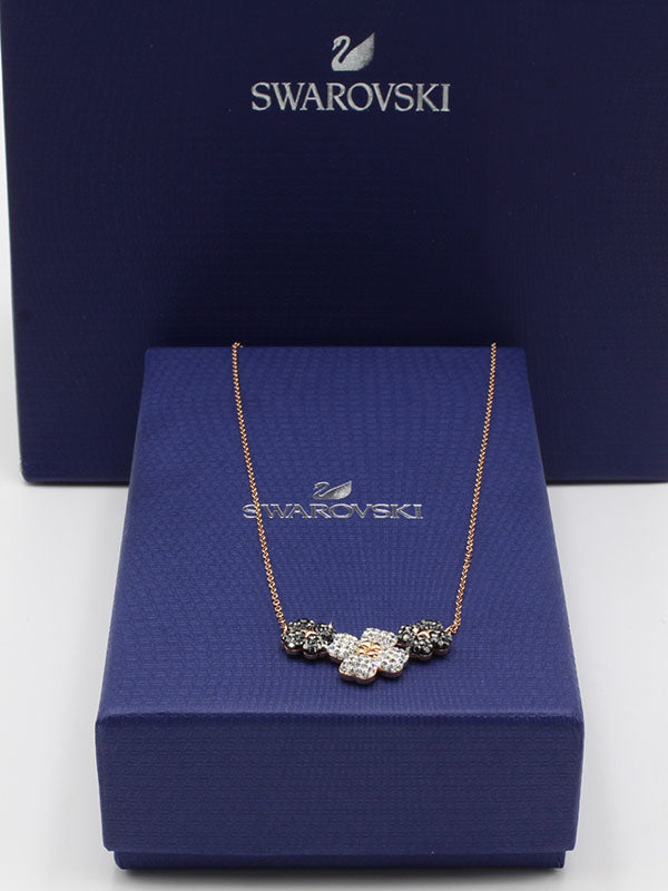 سلسال سواروفسكي فلاورز سلسال Swarovski ذهبي