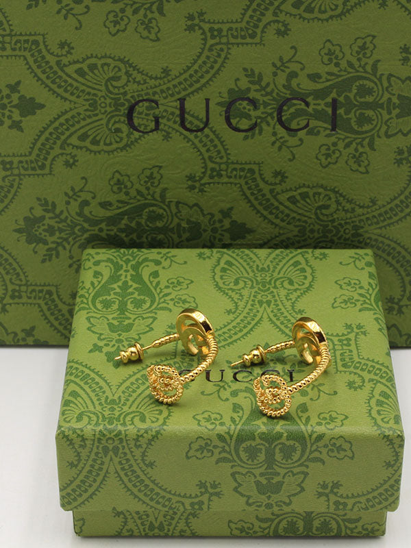 حلق قوتشي دبل لوقو حلق gucci