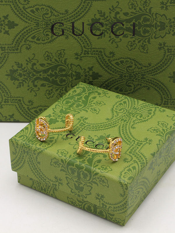 حلق قوتشي دبل لوقو حلق gucci