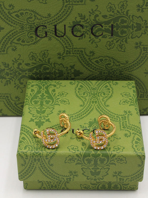 حلق قوتشي دبل لوقو حلق gucci