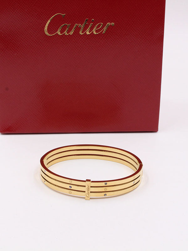 اساور كارتير ثري لاينز اسواره CARTIER ذهبي