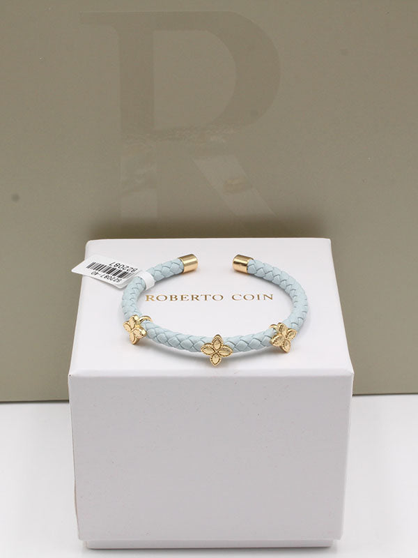 اسواره روبرت كوين بلاك ليذر اسواره roberto coin سماوي