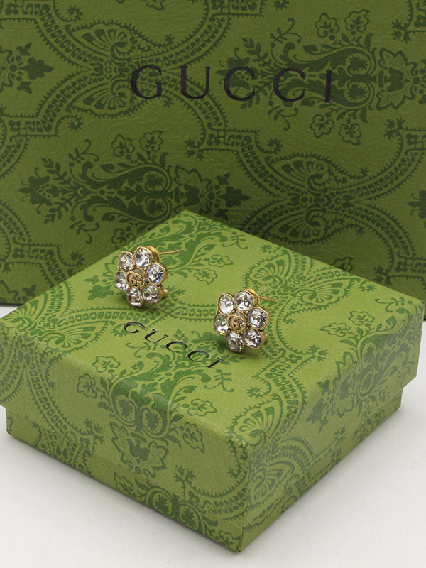 حلق قوتشي فلاور انتيك لوقو حلق gucci