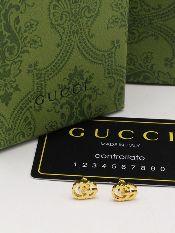 حلق قوتشي ميتال صغير لوقو حلق gucci
