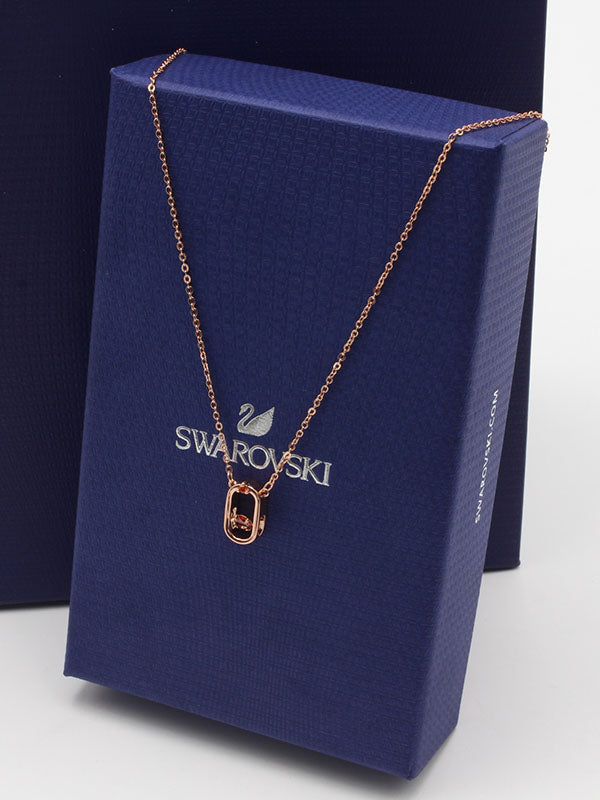 سلسال سواروفسكي زركون بيضاوي سلسال Swarovski