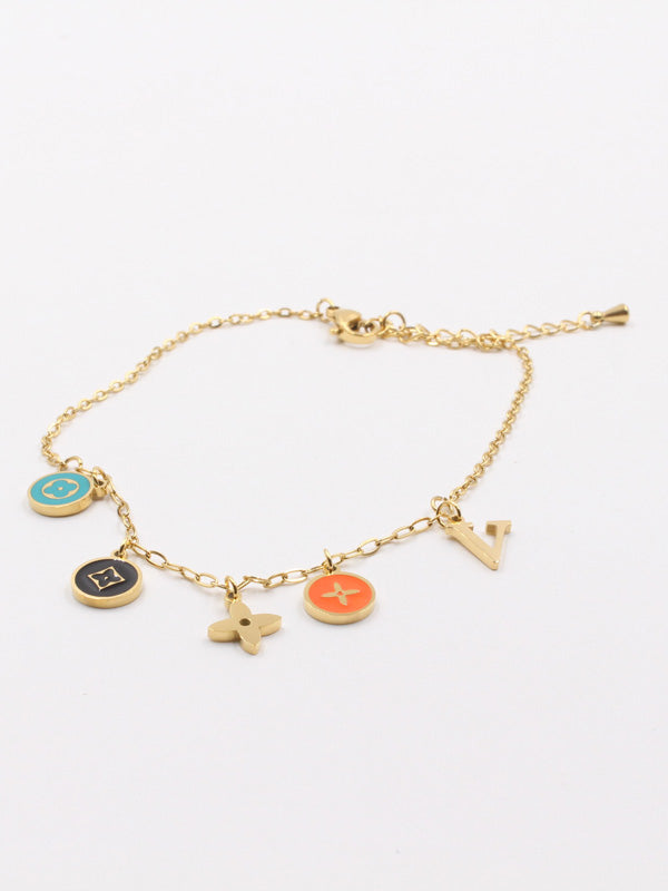 خلخال لويس فيتون ملون خلاخل louis vuitton ذهبي