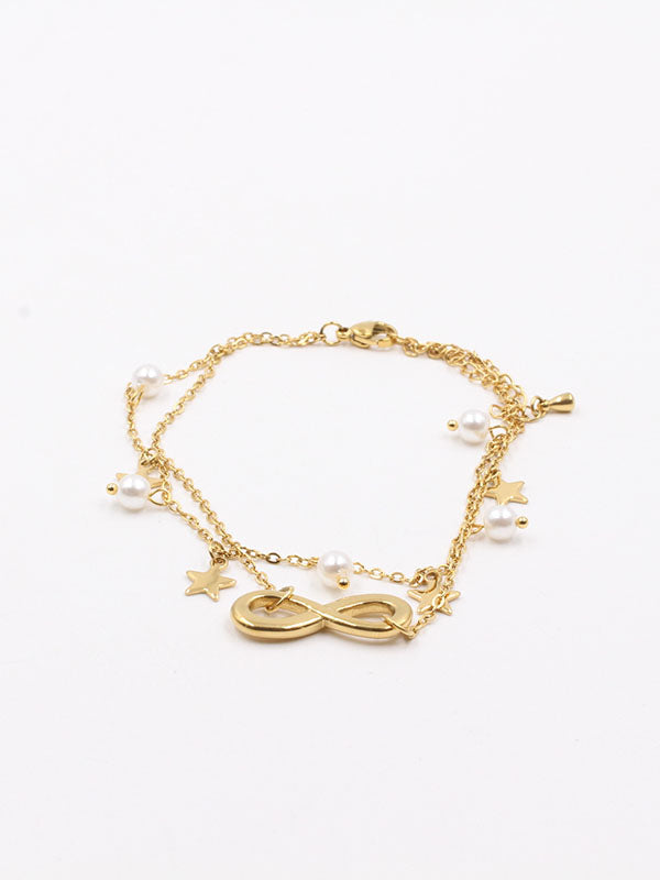 خلخال تيفاني انفيتني خلاخل tiffany ذهبي