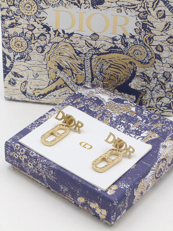 حلق ديور باك لوقو مطفي حلق dior