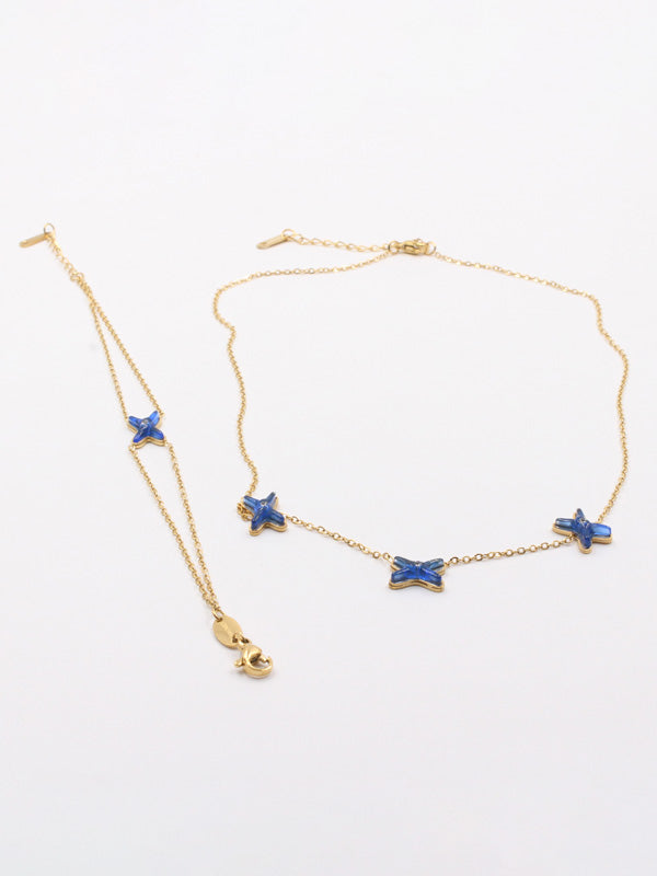 طقم شوميه اطقم chaumet ازرق