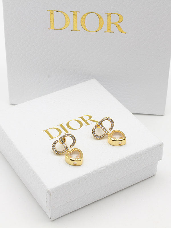 حلق ديور هارت لوقو حلق dior