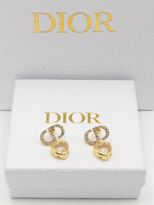 حلق ديور هارت لوقو حلق dior