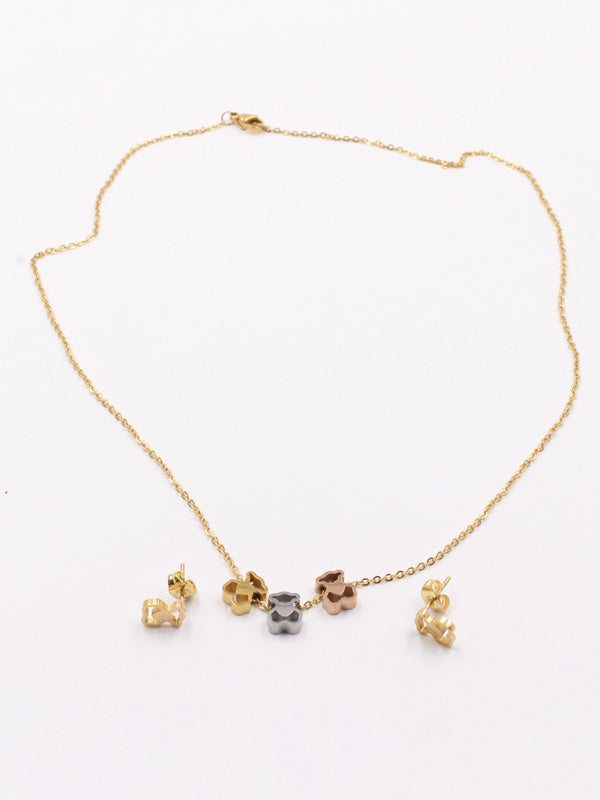 طقم توس ثري لوقو اطقم دبدوب ذهبي